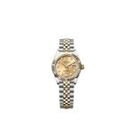 Rolex Lady-Datejust 279173 (2025) - Champagne dial 28 mm Gold/Steel case (1/1)