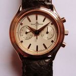 Baume & Mercier Milleis MV045184 (2007) - Gold dial 38 mm Rose Gold case (2/8)