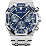 Audemars Piguet Royal Oak Chronograph 26240BC.SS.1320BC.01 (2025) - Blauw wijzerplaat 41mm Witgoud (1/1)