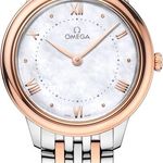 Omega De Ville 434.20.30.60.05.001 (2024) - Wit wijzerplaat 30mm Goud/Staal (1/1)