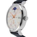 IWC Portofino Hand-Wound IW516401 (Unknown (random serial)) - Silver dial 45 mm Steel case (7/8)