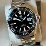 TAG Heuer Aquaracer 300M WAY201A (2019) - Black dial 43 mm Steel case (1/7)