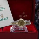Rolex Lady-Datejust 69173 (1995) - Gold dial 26 mm Gold/Steel case (3/7)