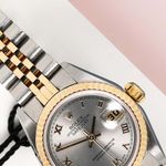 Rolex Lady-Datejust 79173 (2004) - Grey dial 26 mm Gold/Steel case (2/8)