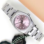 Rolex Oyster Perpetual 34 124200 (2024) - Roze wijzerplaat 34mm Staal (1/8)