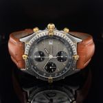 Breitling Chronomat 81950A (Unknown (random serial)) - Silver dial 29 mm Gold/Steel case (7/8)