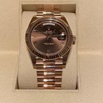 Rolex Day-Date 40 228235 (2021) - Brown dial 40 mm Rose Gold case (5/6)