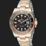 Rolex GMT-Master II 126711CHNR (2018) - Black dial 40 mm Gold/Steel case (1/8)