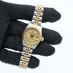 Rolex Lady-Datejust 69173 (Onbekend (willekeurig serienummer)) - Champagne wijzerplaat 26mm Goud/Staal (4/7)
