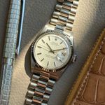 Rolex Datejust 1601/9 (1972) - Zilver wijzerplaat 36mm Witgoud (5/8)