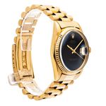 Rolex Datejust 36 1601 (Unknown (random serial)) - Black dial 36 mm Yellow Gold case (3/5)