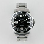 Longines HydroConquest L3.641.4.56.6 (Unknown (random serial)) - Black dial 39 mm Steel case (1/8)
