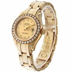 Rolex Lady-Datejust Pearlmaster 69318 (1999) - Gold dial 29 mm Yellow Gold case (2/6)