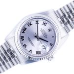 Rolex Datejust 36 16234 (2002) - Silver dial 36 mm Steel case (1/8)