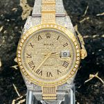 Rolex Datejust 41 126300 (2021) - Champagne wijzerplaat 41mm Staal (2/8)