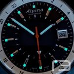 Alpina Startimer AL-555DGS4FBH6 (2024) - Black dial 42 mm Steel case (5/8)