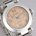 Cartier Pasha C 2324 (Unknown (random serial)) - White dial 35 mm Steel case (3/8)