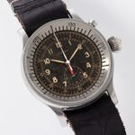 Longines Vintage 5824 (1950) - Black dial 48 mm Steel case (4/8)