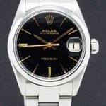 Rolex Oyster Precision 6466 (1960) - Zwart wijzerplaat 31mm Staal (1/7)