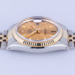 Rolex Datejust 36 16013 (1987) - Champagne wijzerplaat 36mm Goud/Staal (5/7)