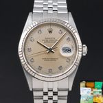 Rolex Datejust 36 16234 (1990) - 36mm Staal (1/8)