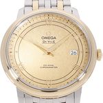 Omega De Ville Prestige 424.20.40.20.08.001 (Onbekend (willekeurig serienummer)) - Champagne wijzerplaat 40mm Staal (1/5)