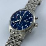 IWC Pilot Chronograph IW377717 (2021) - Blauw wijzerplaat 43mm Staal (5/8)