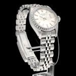 Rolex Oyster Perpetual Lady Date 69240 (1984) - Zilver wijzerplaat 26mm Staal (6/8)