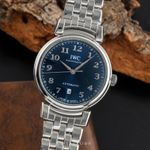 IWC Da Vinci IW356605 (2020) - Blauw wijzerplaat 40mm Staal (1/8)