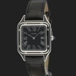 Cartier Santos Dumont WSSA0046 (2024) - Black dial 44 mm Steel case (1/8)