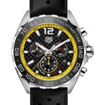 TAG Heuer Formula 1 Quartz CAZ101AC.FT8024 (2024) - Zwart wijzerplaat 43mm Staal (1/3)