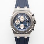Audemars Piguet Royal Oak Offshore Chronograph 26470ST.OO.A027CA.01 (Unknown (random serial)) - Blue dial 42 mm Steel case (1/4)