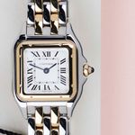 Cartier Panthère W2PN0018 (2026) - White dial 30 mm Gold/Steel case (5/8)