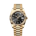 Rolex Day-Date 40 228238 (2023) - Black dial 40 mm Yellow Gold case (1/8)