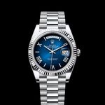Rolex Day-Date 40 228236 (2023) - Blue dial 40 mm Platinum case (1/1)