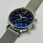 IWC Portofino Chronograph IW391030 (Onbekend (willekeurig serienummer)) - Zwart wijzerplaat 42mm Staal (5/10)