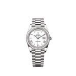 Rolex Day-Date 40 228349RBR (2025) - White dial 40 mm White Gold case (1/1)