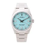 Rolex Oyster Perpetual 36 126000 (2026) - Turquoise wijzerplaat 36mm Staal (1/4)