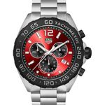 TAG Heuer Formula 1 Quartz CAZ101AN.BA0842 (2024) - Red dial 43 mm Steel case (1/1)