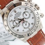 Rolex Daytona 116519 (Onbekend (willekeurig serienummer)) - Wit wijzerplaat 40mm Witgoud (8/8)