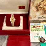 Rolex Lady-Datejust 69178G (1989) - Gold dial 26 mm Yellow Gold case (4/8)