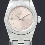 Rolex Oyster Perpetual 76030 (2000) - Roze wijzerplaat 26mm Staal (1/7)