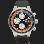IWC Aquatimer Chronograph IW378101 (2008) - Blue dial 43 mm Steel case (3/8)