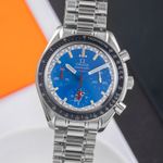 Omega Speedmaster 3810.80.00 (1999) - Blue dial 39 mm Steel case (3/8)