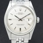 Rolex Datejust 1601 (1969) - Zilver wijzerplaat 36mm Staal (1/6)