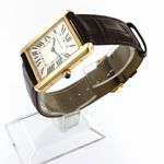 Cartier Tank Solo W1018855 (2017) - Silver dial 27 mm Yellow Gold case (2/6)