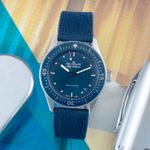 Blancpain Fifty Fathoms Bathyscaphe 5100-1140-052A (Onbekend (willekeurig serienummer)) - Blauw wijzerplaat 39mm Staal (1/8)