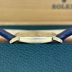 Rolex Cellini 4112 (1975) - Champagne dial 32 mm Yellow Gold case (4/8)