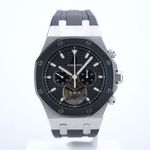 Audemars Piguet Royal Oak Tourbillon 26377SK.OO.D002CA.01 (2010) - Zwart wijzerplaat 44mm Staal (3/24)