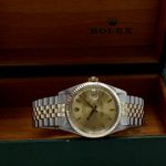 Rolex Datejust 1601 (1972) - Gold dial 36 mm Gold/Steel case (3/7)